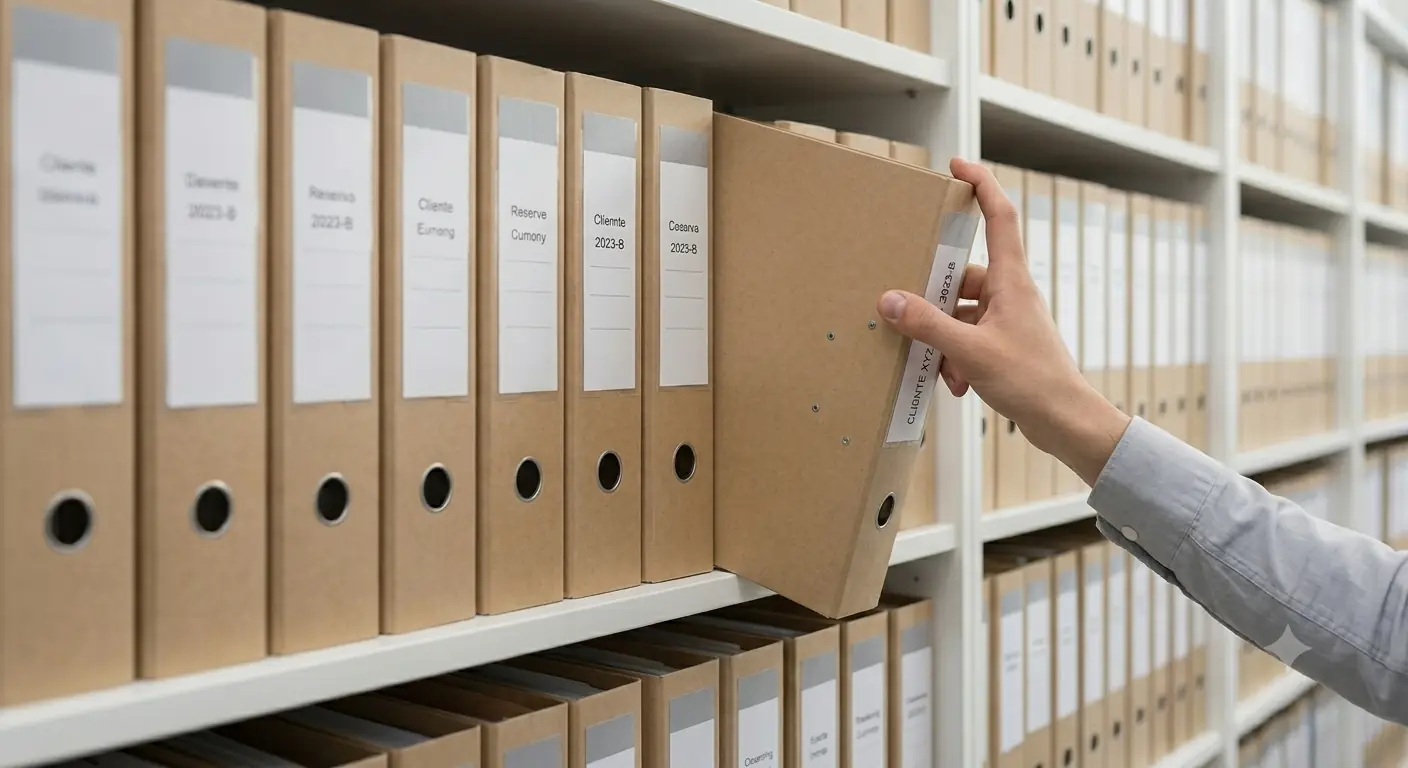 Gestión de archivos y documentación laboral